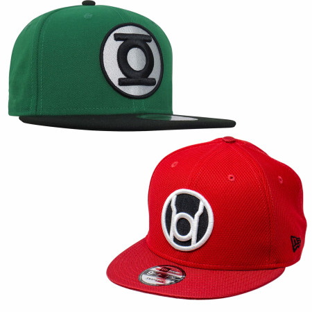 Green Lantern vs Red Lantern 9Fifty Hat Combo